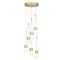 Quoizel Zia Integrated LED Satin Gold Pendant PCZIA2813SD - alternate 1